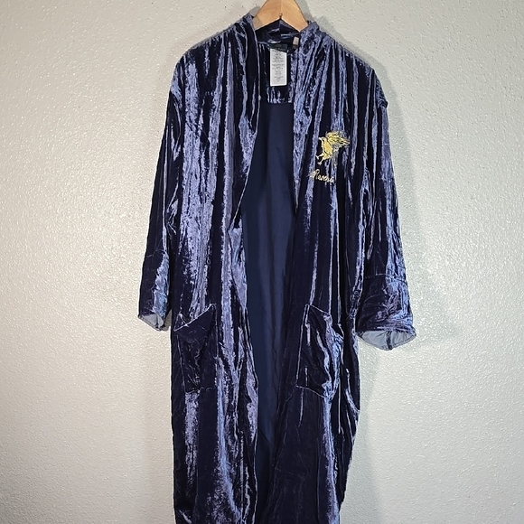 Pottery Barn Other - Harry Potter Pottery Barn Ravenclaw Velvet Blue Robe Size Large- XL